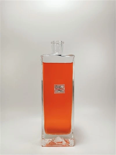 Bình vuông 500ml vodka whisky ly ly thủy tinh